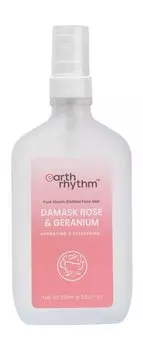 Увлажняющая дымка для лица с розой и геранью Earth Rhythm Damask Rose & Geranium Face Mist