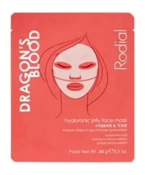 Увлажняющая гидрогелевая маска для лица с гиалуроновой кислотой Rodial Dragon’s Blood Hyaluronic Jelly Face Mask