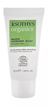 Увлажняющая маска для сияния кожи лица с березовым соком Sothys Organics Radiance Mask
