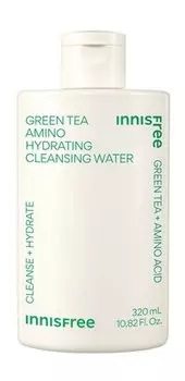 Увлажняющая мицеллярная вода с экстрактом зеленого чая и аминокислотами Innisfree Green Tea Amino Hydrating Cleansing Water