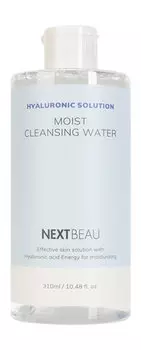 Увлажняющая мицеллярная вода с гиалуроновой кислотой NextBeau Hyaluronic Solution Moist Cleansing Water
