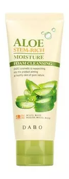 Увлажняющая пенка для умывания с экстрактом алоэ Dabo Aloe Stem-Rich Moisture Cleansing Foam