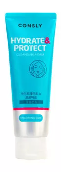 Увлажняющая пенка для умывания с гиалуроновой кислотой Consly Hyaluronic Acid Hydrate & Protect Cleansing Foam