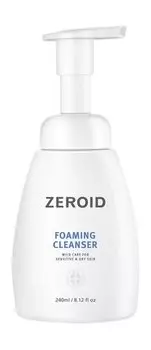 Увлажняющая пенка для умывания сухой и чувствительной кожи Zeroid Foaming Cleanser