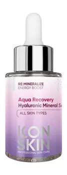 Увлажняющая сыворотка для лица с гиалуроновой кислотой и минералами Icon Skin Re:Mineralize Aqua Recovery Hyaluronic Mineral Serum