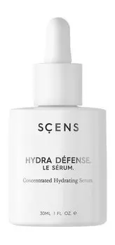 Увлажняющая сыворотка для регенерации кожи лица с ниацинамидом Scens Hydra Defense. Concentrated Moisturizing Serum.