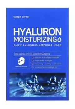 Увлажняющая тканевая маска для лица с гиалуроновой кислотой Some by Mi Hyaluron Moisturizing Glow Luminous Ampoule Mask