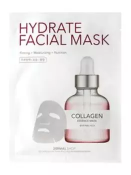 Увлажняющая тканевая маска для лица с коллагеном Dermal Collagen Hydrate Facial Mask