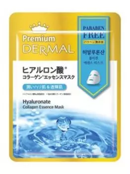 Увлажняющая тканевая маска с гиалуроновой кислотой и коллагеном Dermal Premium Hyaluronate Collagen Essence Mask