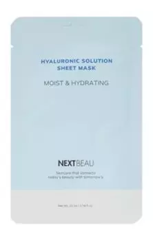 Увлажняющая тканевая маска с гиалуроновой кислотой NextBeau Hyaluronic Solution Sheet Mask Moist & Hydrating