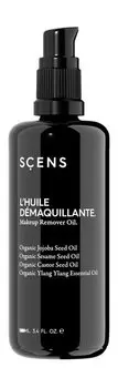 Увлажняющее масло для снятия макияжа и укрепления ресниц Scens L'Huile Demaquillante. Makeup Remover Oil.
