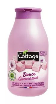 Увлажняющее молочко для душа с ароматом цветов мальвы Cottage Moisturizing Marshmallow Shower Gel
