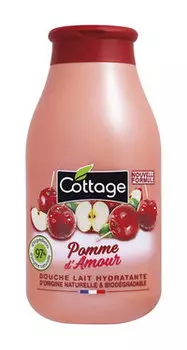 Увлажняющее молочко для душа с ароматом яблока и карамели Cottage Moisturizing Shower Milk - Pomme d'Amour