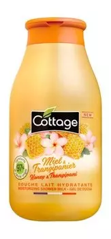 Увлажняющее молочко для душа с экстрактами меда и франжипани Cottage Honey & Frangipani Moisturizing Shower Milk