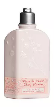 Увлажняющее молочко для тела с ароматом цветущей вишни L'Occitane Cherry Blossom Shimmering Lotion