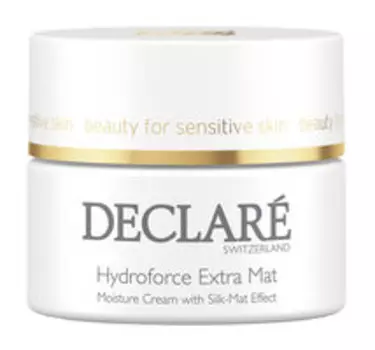 Увлажняющий экстра матирующий крем для лица Declare Hydroforce Extra Mat Moisture Cream with Silk-Mat Effect