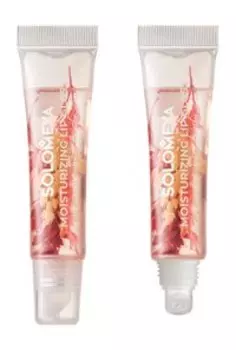 Увлажняющий блеск для губ с ароматом клубники Solomeya Strawberry Smoothie Moisturizing Lip Gloss