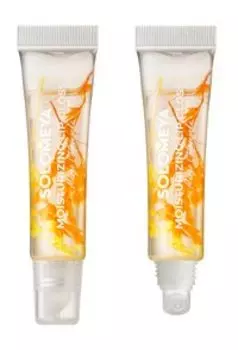 Увлажняющий блеск для губ с ароматом манго Solomeya Mango Cheesecake Moisturizing Lip Gloss