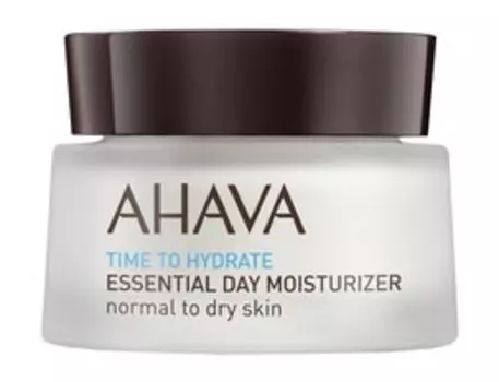 Увлажняющий дневной крем для нормальной и сухой кожи лица Ahava Time to Hydrate Essential Day Moisturizer for Normal to Dry Skin