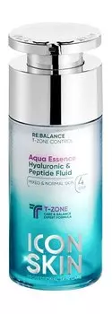 Увлажняющий флюид для лица с пептидами и гиалуроновой кислотой Icon Skin Re:Balance Aqua Essence Hualuronic & Peptide Fluid