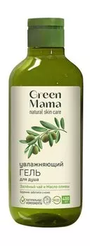 Увлажняющий гель для душа Green Mama Зеленый чай и масло оливы