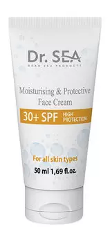 Увлажняющий и защитный крем для лица Dr.Sea Moisturising and Protective Face Cream SPF 30