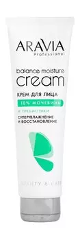 Увлажняющий крем для лица с 10% мочевиной и пребиотиками Aravia Professional Beauty and Care Balance Moisture Cream Tube