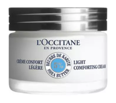 Увлажняющий крем для лица с маслом карите L'Occitane Light Comforting Cream Shea Butter