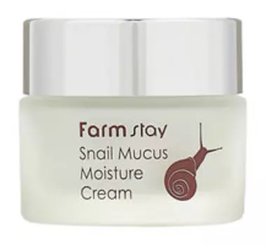 Увлажняющий крем для лица с муцином улитки FarmStay Snail Mucus Moisture Cream