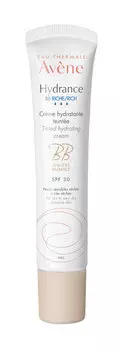 Увлажняющий крем для лица с тонирующим эффектом Avene Hydrance BB- Riche Tinted Hydrating Cream SPF 30