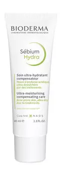 Увлажняющий крем для пересушенной кожи с воспалениями Bioderma Sebium Hydra