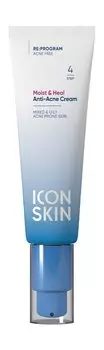 Увлажняющий крем для проблемной кожи лица с ниацинамидом Icon Skin Re:Program Moist & Heal Anti-Acne Cream