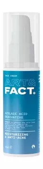 Увлажняющий крем-флюид для проблемной кожи лица с азелоглицином Art&Fact. Moisturizing & Anti-Acne Face Cream
