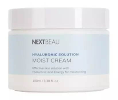Увлажняющий крем с гиалуроновой кислотой NextBeau Hyaluronic Solution Moist Cream