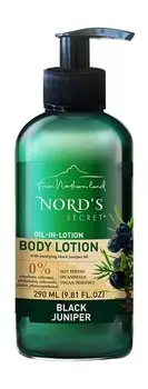 Увлажняющий лосьон для тела с ароматом черного можжевельника Nord's Secret Moisturizing Body Lotion Black Juniper