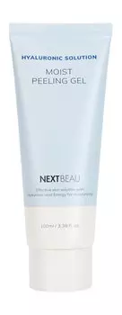 Увлажняющий отшелушивающий гель с гиалуроновой кислотой NextBeau Hyaluronic Solution Moist Peeling Gel