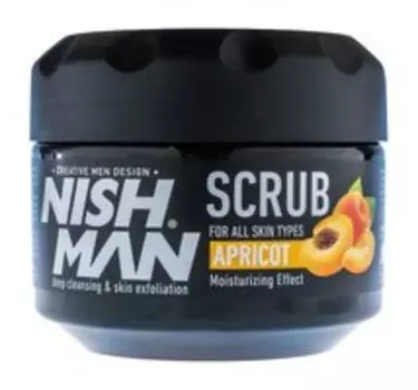 Увлажняющий скраб для лица с ароматом абрикоса Nishman Apricot Moisturizing Scrub
