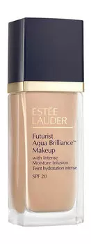 Увлажняющий тональный крем для лица, придающий сияние Estee Lauder Futurist Aqua Brilliance Makeup With Intense Moisture SPF 20