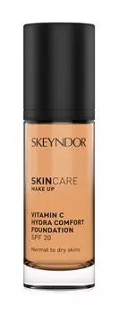 Увлажняющий тональный крем для лица с эффектом сияния Skeyndor The Skincare Make Up Vitamin C Hydra Comfort Foundation SPF 20