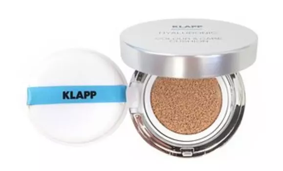 Увлажняющий тональный крем-кушон для лица Klapp Hyaluronic Color & Care Cushion