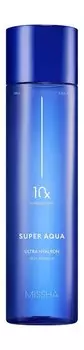 Увлажняющий тонер для лица 3-в-1 с гиалуроновой кислотой Missha Super Aqua Ultra Hyalron Skin Essence
