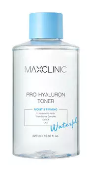 Увлажняющий тонер с 11 видами гиалуроновой кислоты Maxclinic Moist&Firming Pro Hyaluron Toner