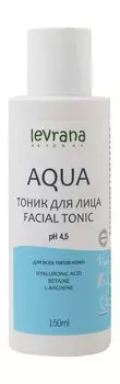 Увлажняющий тоник для лица с гиалуроновой кислотой Levrana Aqua Тоник для лица pH 4,5