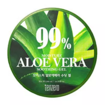 Увлажняющий успокаивающий гель с экстрактом алоэ Tenzero Moisture Aloe Vera Soothing Gel