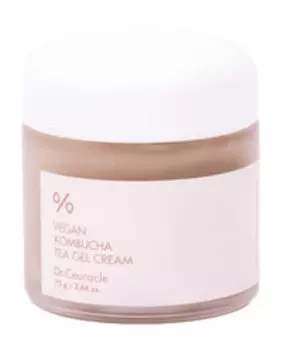 Веганский гель-крем для лица с чаем комбуча и ниацинамидом Dr.Ceuracle Vegan Combucha Tea Gel Cream