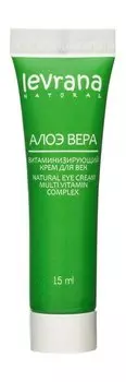 Витаминизирующий крем для век с органическим алоэ вера Levrana Алоэ вера Витаминизирующий Крем для век