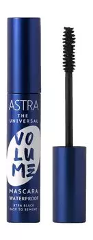 Водостойкая тушь для объема, удлинения и подкручивания ресниц Astra The Universal Volume Waterproof Mascara
