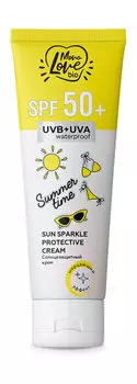 Водостойкий cолнцезащитный крем для тела с мерцающим эффектом MonoLove Bio Summer Time Sun Sparkle Protective Cream SPF 50+