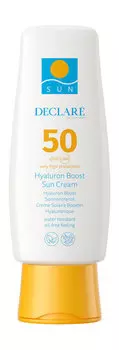 Водостойкий солнцезащитный крем для чувствительной кожи лица с гиалуроновой кислотой Declare Sun Hyaluron Boost Sun Cream SPF 50