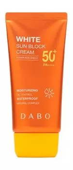 Водостойкий солнцезащитный крем для лица Dabo White Sun Block Cream SPF 50+ PA+++